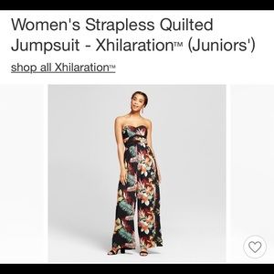 Strapless jumpsuit